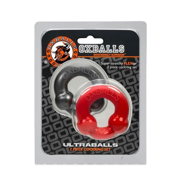 Ultraballs 2 Set Steel/Red - Oxballs - Tenemos la mejor variedad de juguetes y accesorios para adultos - Sexshop