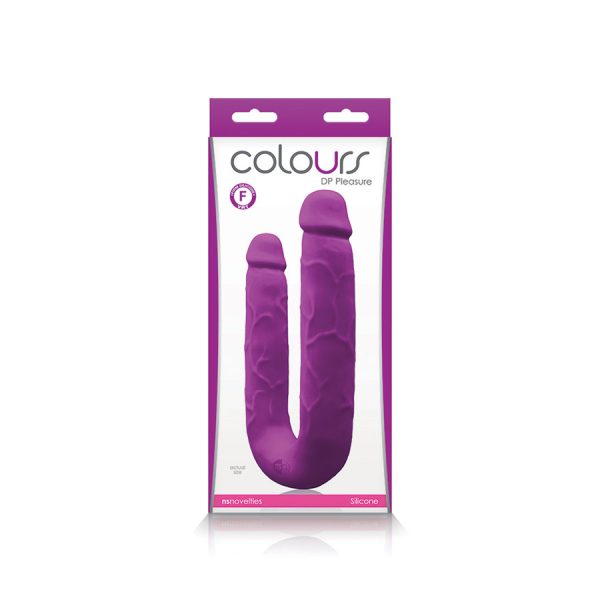 Dildo Doble Colours Purple - ns novelties - SwissNavy - Satisfayer- Trojan - Vibradores, estimuladores, consoladores, dildos, anillos realistas, penes, masturbadores, lubricantes, cosmetica. Gran variedad de juguetes sexuales - Envíos rápidos y discretos a todo Chile