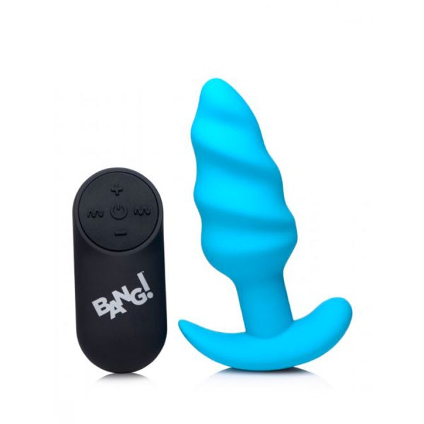 Plug Anal Remolino Vibrante con Control Remoto - Bang! - XR Play Hard - Prueba una nueva experiencia en nuestro Sex Shop