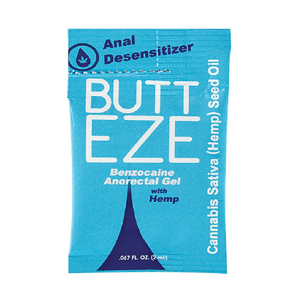 Lubricante Butt Eze Anal Desensibilizador 2 ML. - Butt Eze - - SwissNavy - Satisfayer- Trojan - Vibradores, estimuladores, consoladores, dildos, plugs, anillos realistas, penes, masturbadores, lubricantes, cosmetica. Gran variedad de juguetes sexuales - Envíos rápidos y discretos a todo Chile