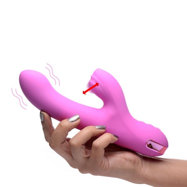 Vibrador & Pulsador Rabbit Pink 13X - - XR Play Hard - Prueba una nueva experiencia en nuestro Sex Shop
