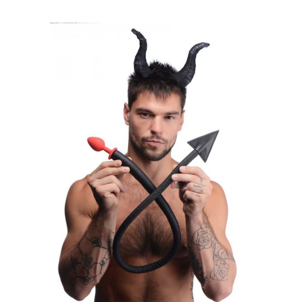 Set Juego de Cuernos Devil Tail - XR Play Hard - Prueba una nueva experiencia en nuestro Sex Shop