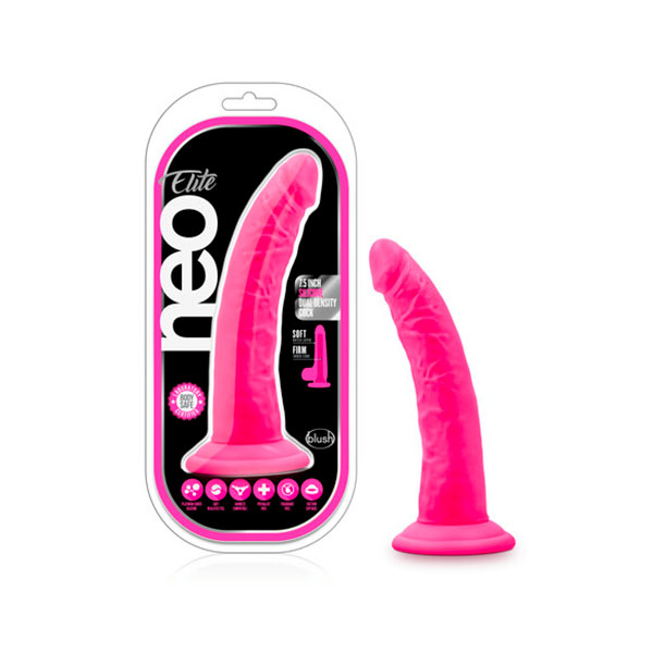 Dildo Neo Elite 7.5 Pink-Siente la adrenalina en tu cuerpo