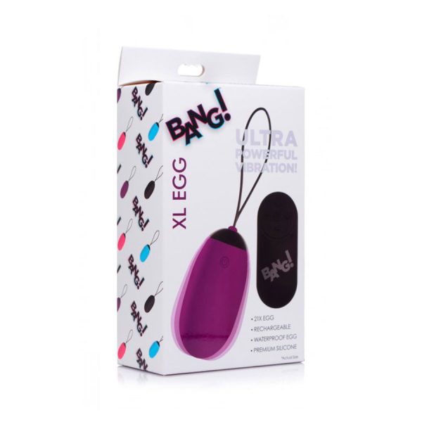 Huevo Vibrador Silicona XL - XR Play Hard - Purpura - la sexualidad con sentidos; juega, explora, disfruta y descubre el lenguaje de tu cuerpo y piel - Sweetshopchile.cl