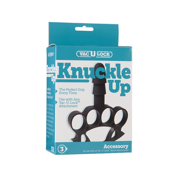 Knuckle Up nudillo ventosa vac u lock para dildos juguete sexual