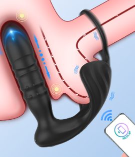 Prostático con Canguro de Bolas Vibrante - vibrador - movimiento - app - aplicación - control - juguetes eróticos - placer - adultos - parejas
