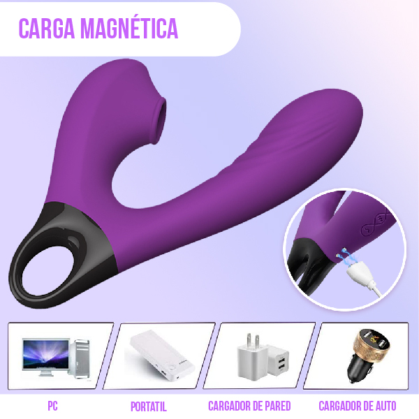 Vibrador y Succionador Besos Húmedos Xcite - movimiento - - aplicación - juguetes eróticos - placer - adultos - parejas - Jugueteo - Caricias - Santiago - Sexy